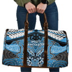 Aotearoa Iwi Ngati Kahungunu Travel Bag Maori Kowhaiwhai Pattern