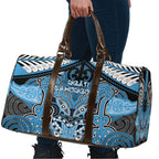 Aotearoa Iwi Ngati Kahungunu Travel Bag Maori Kowhaiwhai Pattern