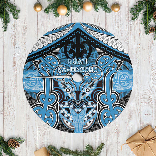 Aotearoa Iwi Ngati Kahungunu Tree Skirt Maori Kowhaiwhai Pattern
