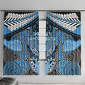 Aotearoa Iwi Ngati Kahungunu Window Curtain Maori Kowhaiwhai Pattern