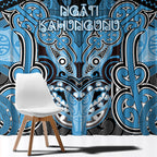 Aotearoa Iwi Ngati Kahungunu Window Curtain Maori Kowhaiwhai Pattern