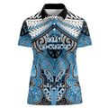 Aotearoa Iwi Ngati Kahungunu Personalised Women Polo Shirt Maori Kowhaiwhai Pattern