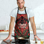 Aotearoa Iwi Tuhoe Apron Maori Kowhaiwhai Pattern