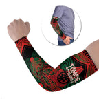 Aotearoa Iwi Tuhoe Personalised Arm Sleeves Maori Kowhaiwhai Pattern