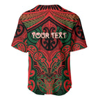 Aotearoa Iwi Tuhoe Personalised Baseball Jersey Maori Kowhaiwhai Pattern
