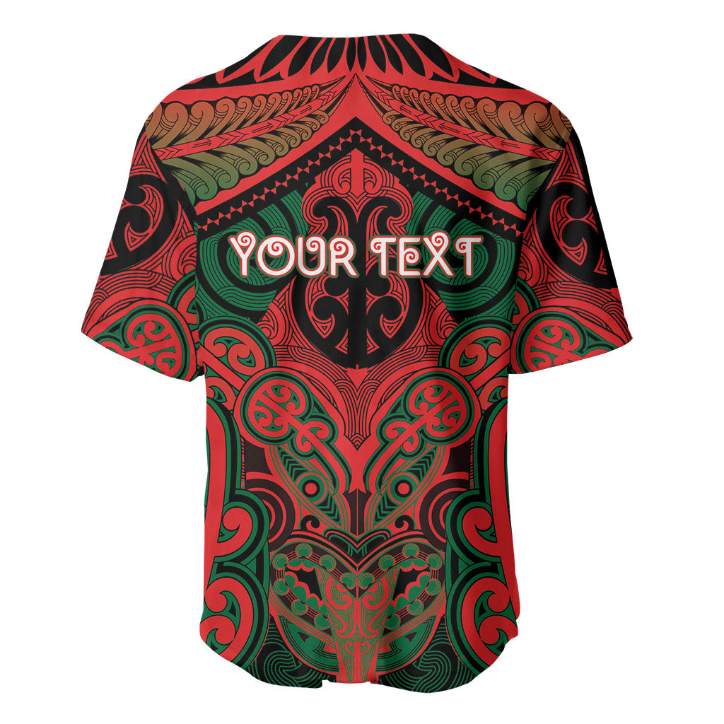 Aotearoa Iwi Tuhoe Personalised Baseball Jersey Maori Kowhaiwhai Pattern