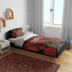 Aotearoa Iwi Tuhoe Bedding Set Maori Kowhaiwhai Pattern