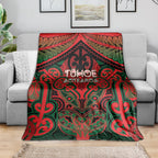 Aotearoa Iwi Tuhoe Blanket Maori Kowhaiwhai Pattern