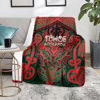 Aotearoa Iwi Tuhoe Blanket Maori Kowhaiwhai Pattern
