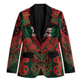 Aotearoa Iwi Tuhoe Personalised Blazer Maori Kowhaiwhai Pattern