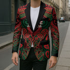 Aotearoa Iwi Tuhoe Personalised Blazer Maori Kowhaiwhai Pattern