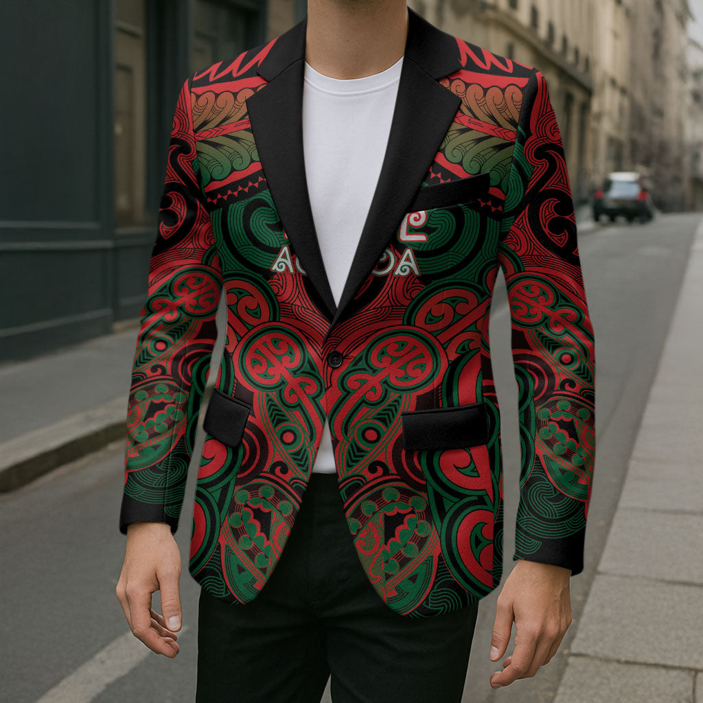 Aotearoa Iwi Tuhoe Personalised Blazer Maori Kowhaiwhai Pattern