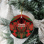 Aotearoa Iwi Tuhoe Personalised Ceramic Ornament Maori Kowhaiwhai Pattern
