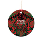 Aotearoa Iwi Tuhoe Personalised Ceramic Ornament Maori Kowhaiwhai Pattern