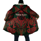 Aotearoa Iwi Tuhoe Personalised Cloak Maori Kowhaiwhai Pattern