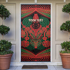 Aotearoa Iwi Tuhoe Personalised Door Cover Maori Kowhaiwhai Pattern