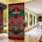 Aotearoa Iwi Tuhoe Personalised Door Cover Maori Kowhaiwhai Pattern
