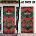 Aotearoa Iwi Tuhoe Personalised Door Cover Maori Kowhaiwhai Pattern
