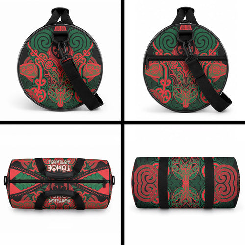 Aotearoa Iwi Tuhoe Duffle Bag Maori Kowhaiwhai Pattern