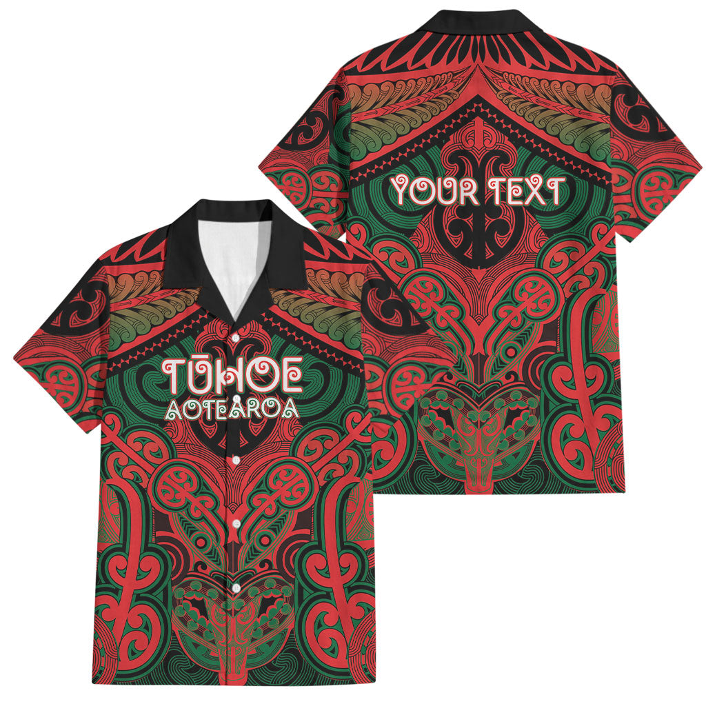 Aotearoa Iwi Tuhoe Personalised Family Matching Summer Maxi Dress and Hawaiian Shirt Maori Kowhaiwhai Pattern