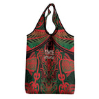 Aotearoa Iwi Tuhoe Grocery Bag Maori Kowhaiwhai Pattern