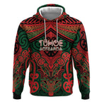 Aotearoa Iwi Tuhoe Personalised Hoodie Maori Kowhaiwhai Pattern