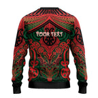 Aotearoa Iwi Tuhoe Personalised Ugly Christmas Sweater Maori Kowhaiwhai Pattern