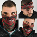 Aotearoa Iwi Tuhoe Neck Gaiter Maori Kowhaiwhai Pattern