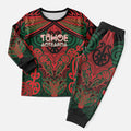 Aotearoa Iwi Tuhoe Personalised Christmas Pajama Set Maori Kowhaiwhai Pattern