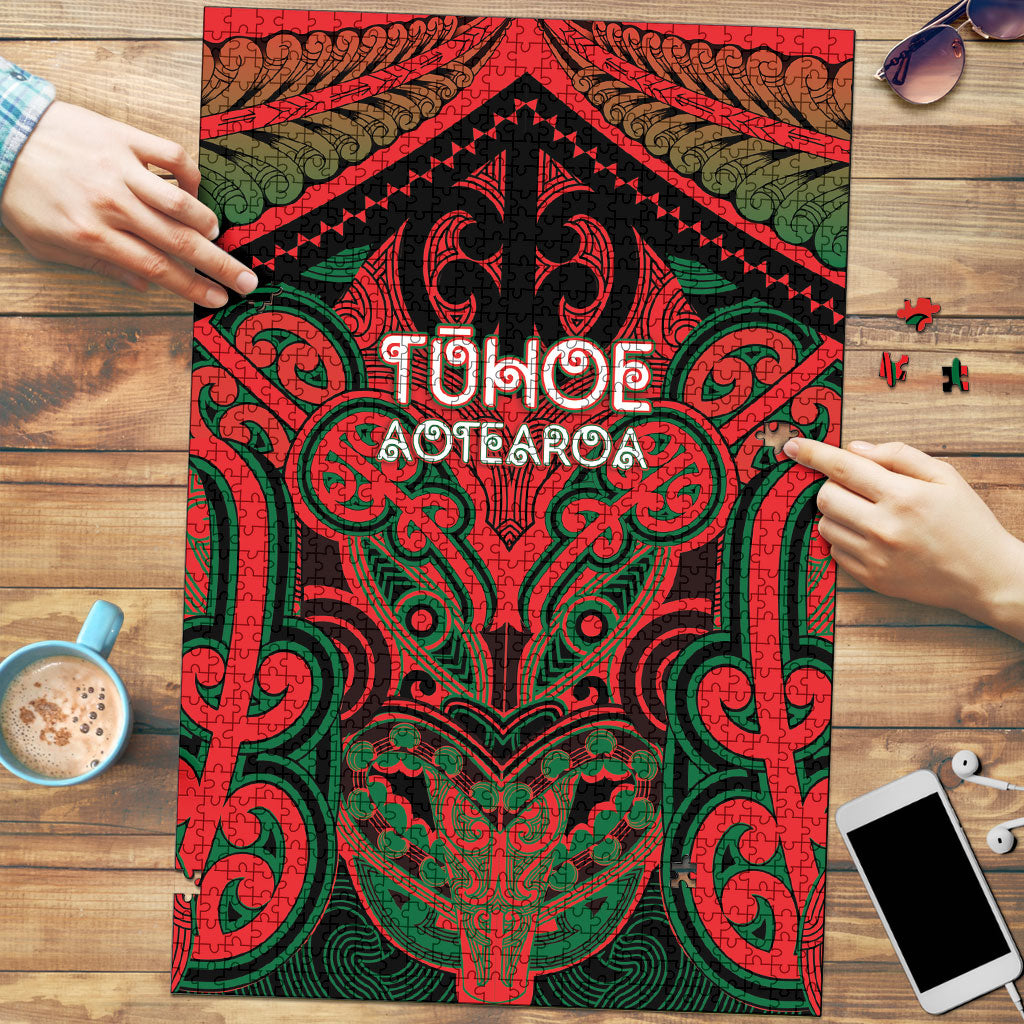 Aotearoa Iwi Tuhoe Puzzle Maori Kowhaiwhai Pattern