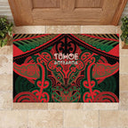 Aotearoa Iwi Tuhoe Rubber Doormat Maori Kowhaiwhai Pattern