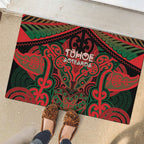 Aotearoa Iwi Tuhoe Rubber Doormat Maori Kowhaiwhai Pattern