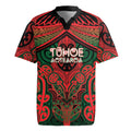 Aotearoa Iwi Tuhoe Personalised Rugby Jersey Maori Kowhaiwhai Pattern