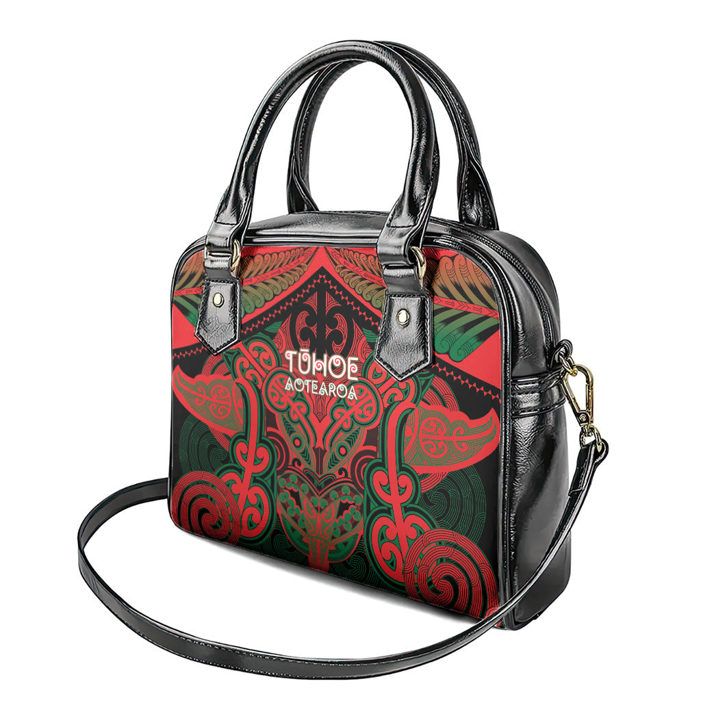 Aotearoa Iwi Tuhoe Shoulder Handbag Maori Kowhaiwhai Pattern