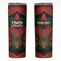 Aotearoa Iwi Tuhoe Personalised Skinny Tumbler Maori Kowhaiwhai Pattern