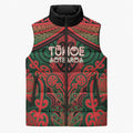 Aotearoa Iwi Tuhoe Personalised Sleeveless Puffer Jacket Maori Kowhaiwhai Pattern