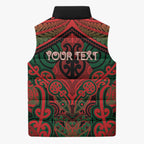 Aotearoa Iwi Tuhoe Personalised Sleeveless Puffer Jacket Maori Kowhaiwhai Pattern