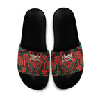 Aotearoa Iwi Tuhoe Slide Sandals Maori Kowhaiwhai Pattern