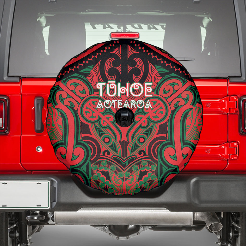 Aotearoa Iwi Tuhoe Spare Tire Cover Maori Kowhaiwhai Pattern