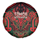Aotearoa Iwi Tuhoe Spare Tire Cover Maori Kowhaiwhai Pattern