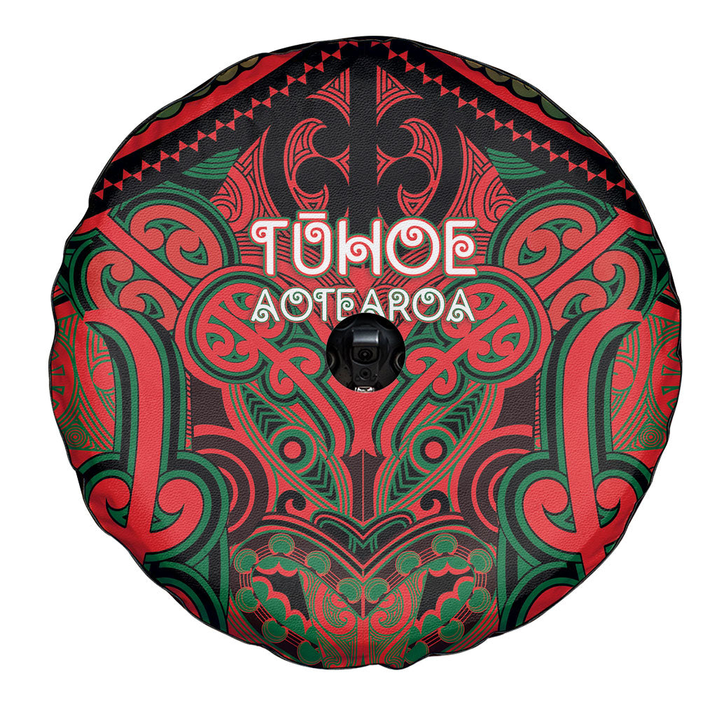 Aotearoa Iwi Tuhoe Spare Tire Cover Maori Kowhaiwhai Pattern