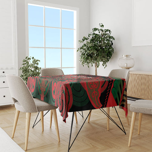 Aotearoa Iwi Tuhoe Tablecloth Maori Kowhaiwhai Pattern