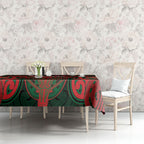 Aotearoa Iwi Tuhoe Tablecloth Maori Kowhaiwhai Pattern