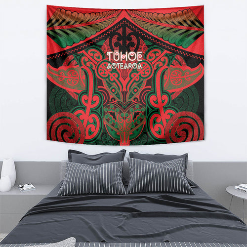 Aotearoa Iwi Tuhoe Tapestry Maori Kowhaiwhai Pattern