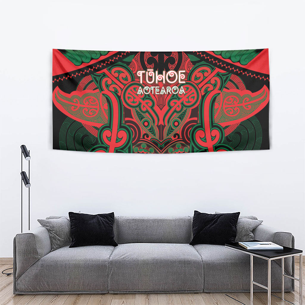 Aotearoa Iwi Tuhoe Tapestry Maori Kowhaiwhai Pattern