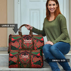 Aotearoa Iwi Tuhoe Travel Bag Maori Kowhaiwhai Pattern