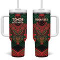 Aotearoa Iwi Tuhoe Personalised Tumbler With Handle Maori Kowhaiwhai Pattern