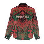 Aotearoa Iwi Tuhoe Personalised Women Casual Shirt Maori Kowhaiwhai Pattern