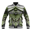 Aotearoa Iwi Whakatohea Personalised Baseball Jacket Maori Kowhaiwhai Pattern