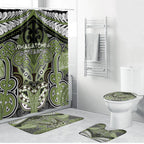 Aotearoa Iwi Whakatohea Bathroom Set Maori Kowhaiwhai Pattern